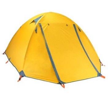 FlyTop outdoor 4 people double-layer double-door aluminum pole outdoor camping tent anti-storm rain chasing wind