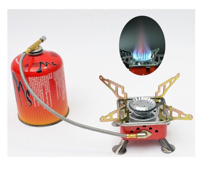 Outdoor Portable Square Stove Field Camping Fishing CS-101A