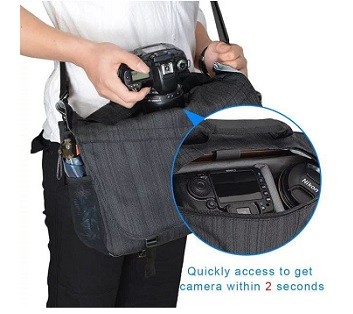Camera shoulder messenger bag K11