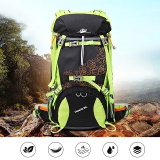 Hiking camping 50L capacity backpack outdoor mountain 839