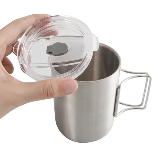 Portable outdoor camping mug stainless steel 300ml-400 CA506