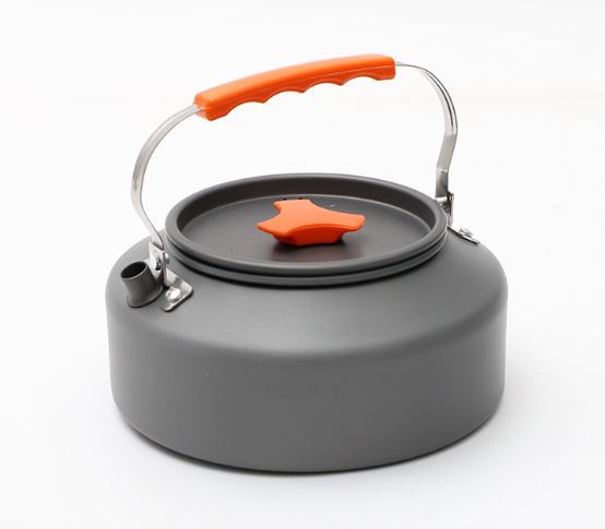 Outdoor Portable Teapot Coffee Pot Camping Fishing Self-driving BBQ Kettle 1.6L