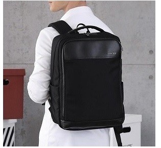 Aoking high quality luxury laptop business backpack square round shape design for travel leisure fashion life style