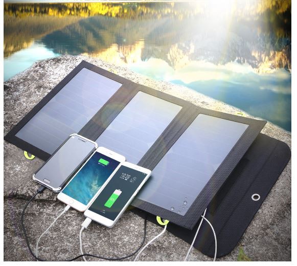 ALLPOWERS high quality 5v21w with battery 10000mAh portable solar charger PD18W two-way fast charging