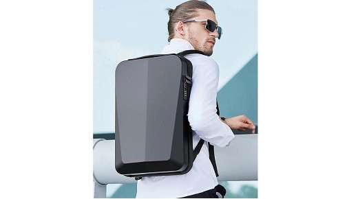 Hard shell business waterproof laptop backpack anti-thief TSA lock