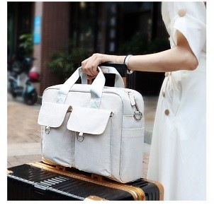 Laptop briefcase bag shoulder bag water resistant DJ09