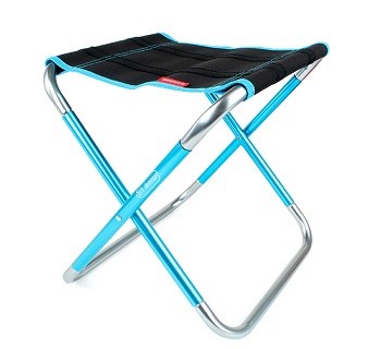 Foldable pocket camping chair aluminum 7075 durable with 100kg bearing load cls-cxL