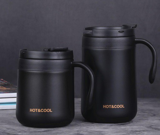 Portable outdoor camping mug stainless steel 300-500ml CY033