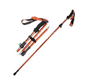 Aluminum alloy quick install trekking pole 125cm Ncs-82 for outdoor travel hiking camping