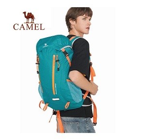 Camel 25L capacity outdoor camping hiking backpack