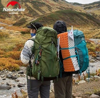 Naturehike 55L capacity hiking camping mountaineering backpack NH16