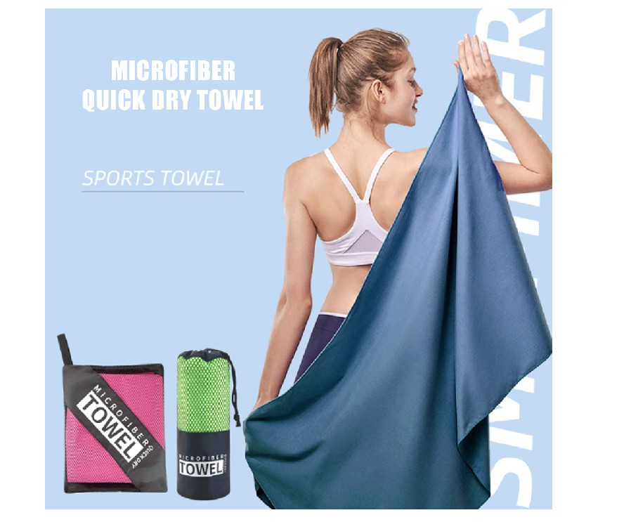 Microfiber quick dry towel 153 x 76 cm sport outdoor camping hiking gs406