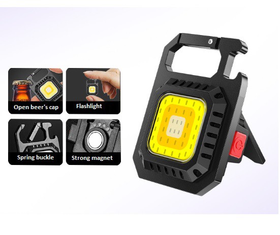 Flashlight led keychain multi function SOS emergency light waterproof 5130