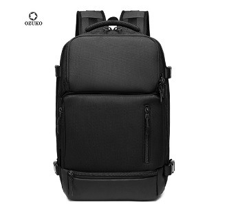 Ozuko business laptop backpack large capacity for school work office travel leisure 9405